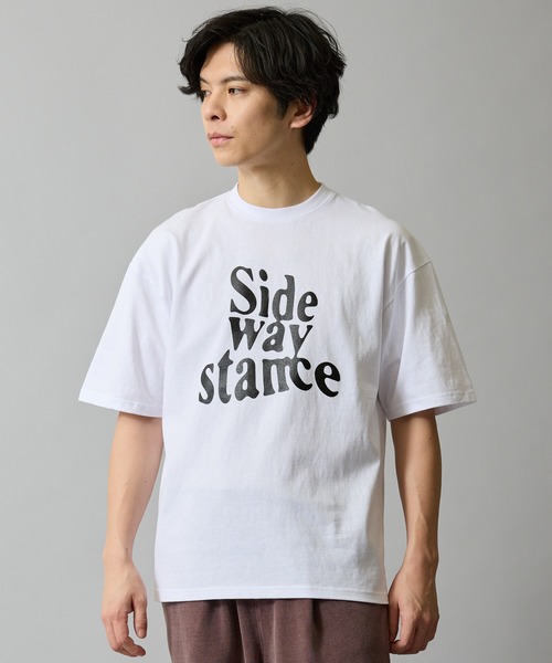 improves(インプローブス)の「【SIDEWAY STANCE】オリジナル グラフィック プリント 半袖Tシャツ(Tシャツ/カットソー・メンズ・ブルー系/カーキ系2/グレー/ホワイト系/ブラック系/ホワイト系2/ホワイト系1/ライトグレー系1/ブラック系2/ホワイト/ブラック/ブラック系1/ブラック系3/ブルー系3/ブラック系4/ホワイト系4/ライトグレー系4/ホワイト系3・SMALL/X-LARGE/LARGE/MEDIUM)」の3枚目の写真