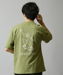 【SIDEWAY STANCE】オリジナル グラフィック プリント 半袖Tシャツ