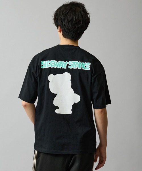 improves(インプローブス)の「【SIDEWAY STANCE】オリジナル グラフィック プリント 半袖Tシャツ(Tシャツ/カットソー・メンズ・ブルー系/カーキ系2/グレー/ホワイト系/ブラック系/ホワイト系2/ホワイト系1/ライトグレー系1/ブラック系2/ホワイト/ブラック/ブラック系1/ブラック系3/ブルー系3/ブラック系4/ホワイト系4/ライトグレー系4/ホワイト系3・SMALL/X-LARGE/LARGE/MEDIUM)」の7枚目の写真