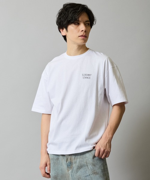 improves(インプローブス)の「【SIDEWAY STANCE】オリジナル グラフィック プリント 半袖Tシャツ(Tシャツ/カットソー・メンズ・ブルー系/カーキ系2/グレー/ホワイト系/ブラック系/ホワイト系2/ホワイト系1/ライトグレー系1/ブラック系2/ホワイト/ブラック/ブラック系1/ブラック系3/ブルー系3/ブラック系4/ホワイト系4/ライトグレー系4/ホワイト系3・SMALL/X-LARGE/LARGE/MEDIUM)」の19枚目の写真