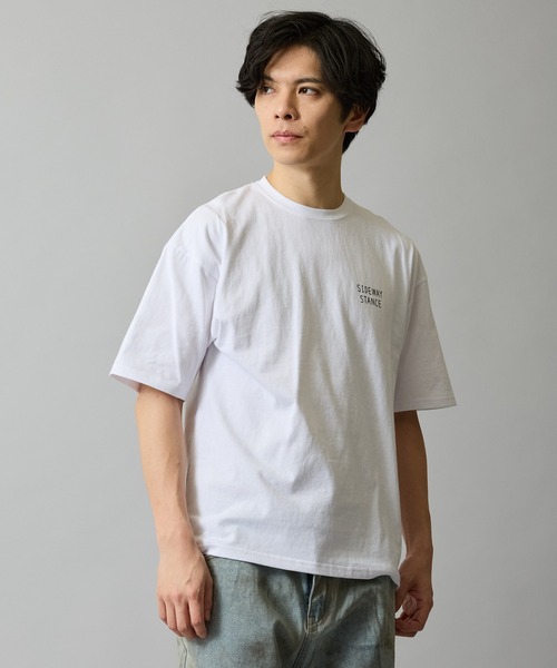 improves(インプローブス)の「【SIDEWAY STANCE】オリジナル グラフィック プリント 半袖Tシャツ(Tシャツ/カットソー・メンズ・ブルー系/カーキ系2/グレー/ホワイト系/ブラック系/ホワイト系2/ホワイト系1/ライトグレー系1/ブラック系2/ホワイト/ブラック/ブラック系1/ブラック系3/ブルー系3/ブラック系4/ホワイト系4/ライトグレー系4/ホワイト系3・SMALL/X-LARGE/LARGE/MEDIUM)」の20枚目の写真