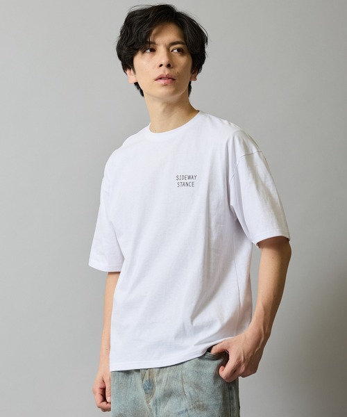 improves(インプローブス)の「【SIDEWAY STANCE】オリジナル グラフィック プリント 半袖Tシャツ(Tシャツ/カットソー・メンズ・ブルー系/カーキ系2/グレー/ホワイト系/ブラック系/ホワイト系2/ホワイト系1/ライトグレー系1/ブラック系2/ホワイト/ブラック/ブラック系1/ブラック系3/ブルー系3/ブラック系4/ホワイト系4/ライトグレー系4/ホワイト系3・SMALL/X-LARGE/LARGE/MEDIUM)」の21枚目の写真
