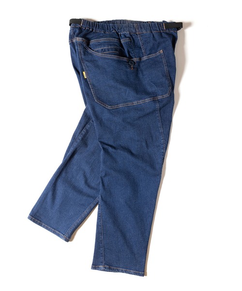 GRIP SWANY（グリップスワニー）の「【GSP-59V2】 JOG 3D WIDE CAMP PANTS 2.0（デニムパンツ・メンズ・インディゴブルー/ライトインディゴブルー・S/M/L/XL）」の4枚目の写真