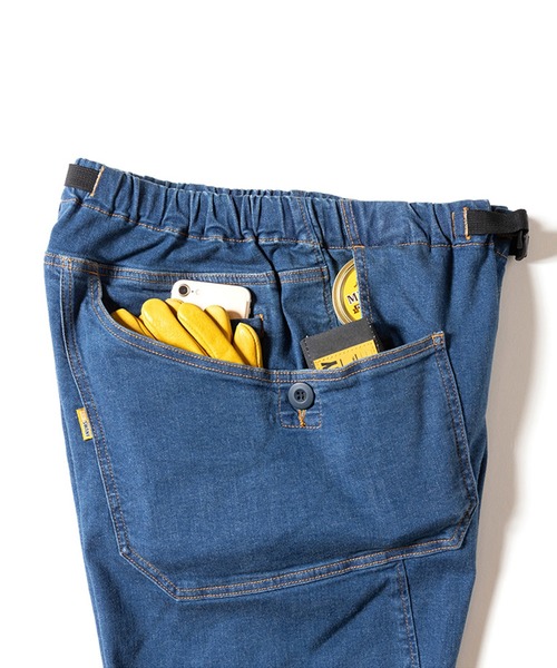 GRIP SWANY（グリップスワニー）の「【GSP-59V2】 JOG 3D WIDE CAMP PANTS 2.0（デニムパンツ・メンズ・インディゴブルー/ライトインディゴブルー・S/M/L/XL）」の13枚目の写真