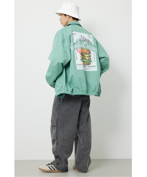 RODEO CROWNS WIDE BOWL（ロデオクラウンズワイドボウル）の「CRACKコーチジャケット（その他アウター・レディース・ブラック/ターコイズブルー/ベージュ・MEDIUM/LARGE）」の13枚目の写真