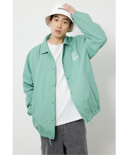 RODEO CROWNS WIDE BOWL（ロデオクラウンズワイドボウル）の「CRACKコーチジャケット（その他アウター・レディース・ブラック/ターコイズブルー/ベージュ・MEDIUM/LARGE）」の9枚目の写真