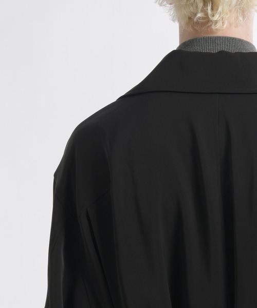 HARE(ハレ)の「TOROMIオーバーコート(HARE)(トレンチコート・メンズ・ブラック/グリーン・FREE)」の16枚目の写真