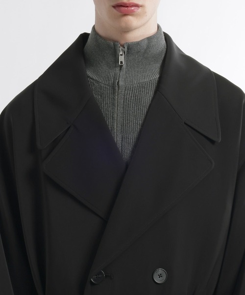 HARE(ハレ)の「TOROMIオーバーコート(HARE)(トレンチコート・メンズ・ブラック/グリーン・FREE)」の17枚目の写真