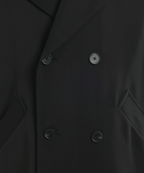 HARE(ハレ)の「TOROMIオーバーコート(HARE)(トレンチコート・メンズ・ブラック/グリーン・FREE)」の22枚目の写真