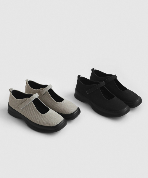 SAPPUN（サプン）の「Ricla メリージェーン スニーカー (3cm)（スニーカー・レディース・ブラック/オートミール・23cm/23.5cm/24cm/24.5cm/25cm/25.5cm）」の3枚目の写真