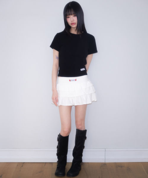 ROSEFRANTZ（ロゼフランツ）の「Rose Cancan Mini Skirt [White]（スカート・レディース・ホワイト・OS）」の2枚目の写真