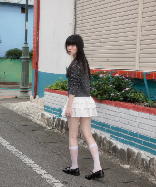 ROSEFRANTZ（ロゼフランツ）の「Rose Cancan Mini Skirt [White]（スカート・レディース・ホワイト・OS）」の3枚目の写真