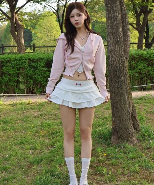 ROSEFRANTZ（ロゼフランツ）の「Rose Cancan Mini Skirt [White]（スカート・レディース・ホワイト・OS）」の14枚目の写真