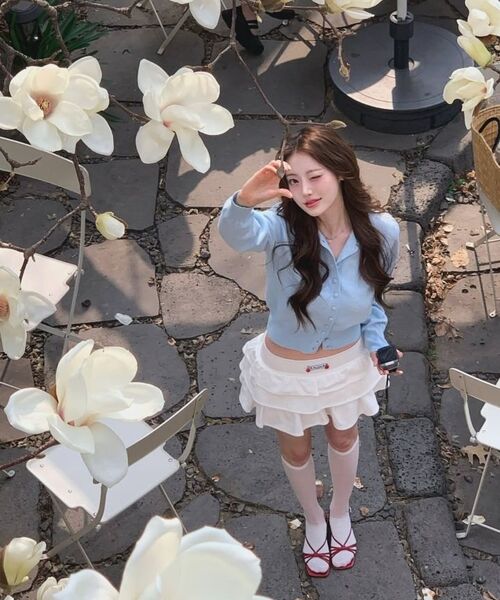 ROSEFRANTZ（ロゼフランツ）の「Rose Cancan Mini Skirt [White]（スカート・レディース・ホワイト・OS）」の17枚目の写真