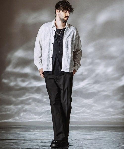 NO ID.(ノーアイディ)の「【NO ID.】Center Tuck Sleeveless Pullover / センタータックスリーブレスプルオーバー(Tシャツ/カットソー・メンズ・グレー/ホワイト/ブラック・ONE SIZE)」の7枚目の写真