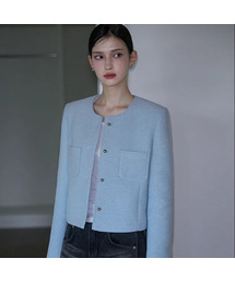 ROSEFRANTZ（ロゼフランツ）の「Pocket Tweed Jacket [Sky Blue]（テーラードジャケット）」