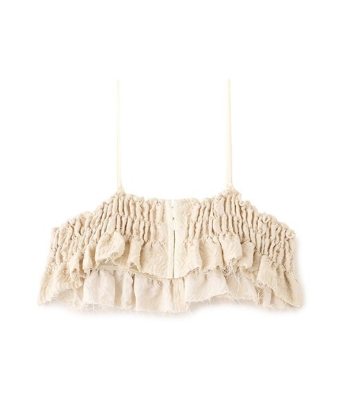 ETRE TOKYO（エトレトウキョウ）の「ジャガードオーバーキャミソール（キャミソール・レディース・オフホワイト/ブラック・FREE）」の20枚目の写真