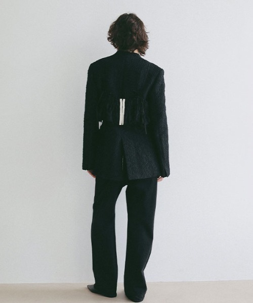 ETRE TOKYO（エトレトウキョウ）の「ジャガードオーバーキャミソール（キャミソール・レディース・オフホワイト/ブラック・FREE）」の7枚目の写真