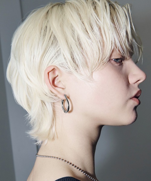GOLDY(ゴールディ)の「【金属アレルギー軽減】ニュアンス ワイド フープ ステンレスピアス(ピアス(両耳用)・レディース・シルバー/ゴールド・FREE)」の12枚目の写真