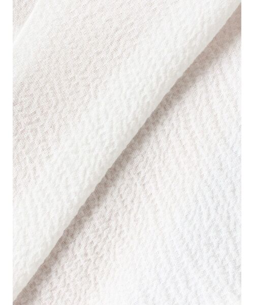 EATME(イートミー)の「フリルネックペプラムTOP(シャツ/ブラウス・レディース・ブルー/オフホワイト/ピンク・FREE)」の17枚目の写真