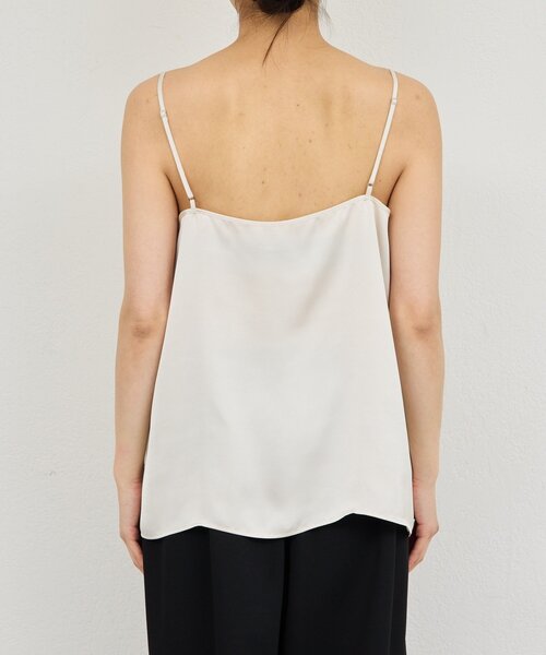 GALLARDAGALANTE（ガリャルダガランテ）の「サテンレースキャミ（シャツ/ブラウス・レディース・オフホワイト/ブラック・FREE）」の13枚目の写真