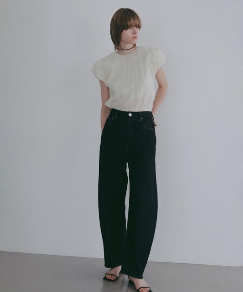 MANOF(マノフ)の「DOT EMBROIDERY BLOUSE(シャツ/ブラウス・レディース・ブラック/アイボリー/ベージュ・F)」の12枚目の写真