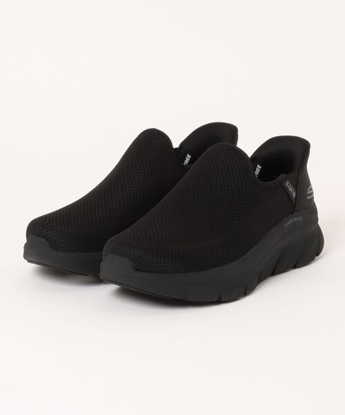 SKECHERS(スケッチャーズ)の「SKECHERS スケッチャーズ SWIFT FIT スウィフトフィット CUSHION WALKER-FERGUSON ワイド 超軽量 メンズシューズ(クッションウォーカー)(スニーカー・メンズ・ブラック×ブラック/ベージュ・25.0cm/25.5cm/26.0cm/26.5cm/27.0cm/27.5cm/28.0cm/29.0cm)」の1枚目の写真
