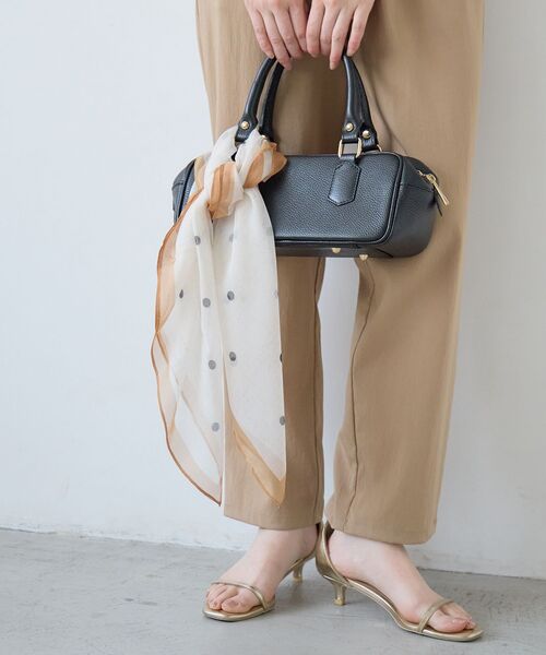 le.coeur blanc（ルクールブラン）の「《WEB限定アイテム》シフォンアソート柄スカーフ（バンダナ/スカーフ・レディース・ブラウン系その他2/ブルー系その他4/ホワイト系その他・FREE）」の8枚目の写真