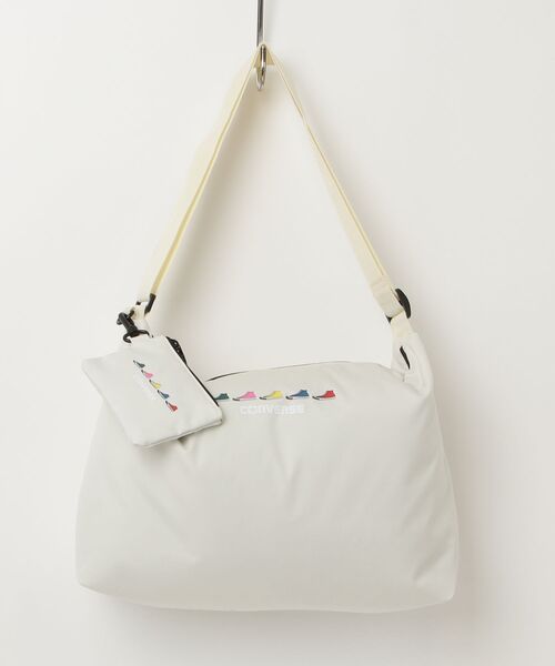 CONVERSE(コンバース)の「【CONVERSE/コンバース】SNEAKERS PRINT ONE SHOULDER(ショルダーバッグ・メンズ・ライトパープル/オフホワイト/ブラック・FREE)」の1枚目の写真