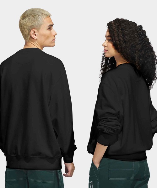adidas(アディダス)の「スケートボーディング×マーク・ゴンザレス クルーネック セーター / アディダスオリジナルス adidas Originals(スウェット・メンズ・ブラック・LARGE/MEDIUM/SMALL/3XL/X-SMALL/XX-LARGE/X-LARGE)」の2枚目の写真