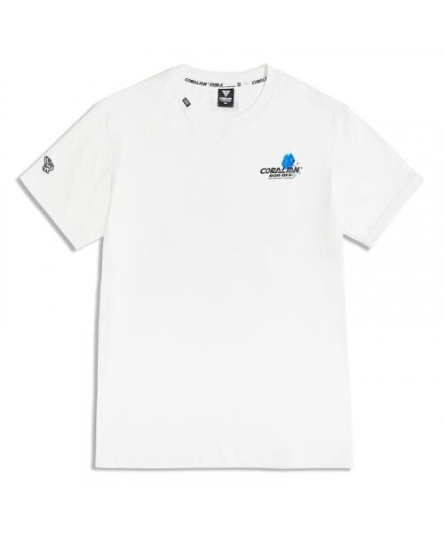 CORALIAN（コラリアン）の「ランオフブルーローズメッシュ綿半袖Tシャツホワイト（Tシャツ/カットソー・メンズ・その他・L/XL/2XL/XS/S/M）」の2枚目の写真