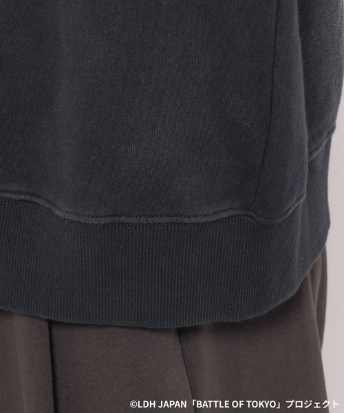 RAGEBLUE（レイジブルー）の「【BATTLE OF TOKYO】ROWDY SHOGUN / コラボ刺繍ジップパーカー（パーカー・レディース・ブラック・FREE）」の10枚目の写真