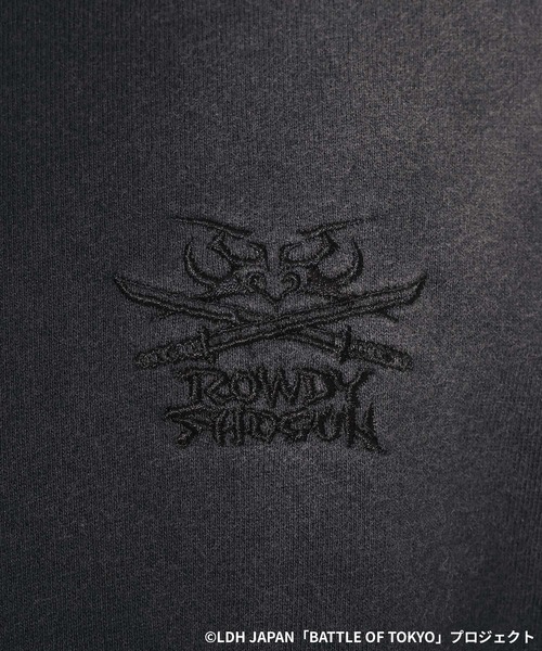 RAGEBLUE（レイジブルー）の「【BATTLE OF TOKYO】ROWDY SHOGUN / コラボ刺繍ジップパーカー（パーカー・レディース・ブラック・FREE）」の12枚目の写真