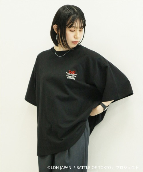 BATTLE OF TOKYO】ROWDY SHOGUN / コラボ刺繍ジップパーカー（パーカー