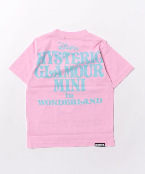 HYSTERIC MINI(ヒステリックミニ)の「HYSTERIC MINI IN WONDERLAND 半袖Tシャツ(Tシャツ/カットソー・キッズ・ホワイト/ピンク/ブラック・90)」の5枚目の写真