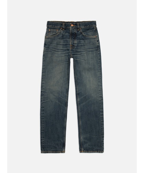 Nudie Jeans(ヌーディージーンズ)の「Nudie Jeans/ヌーディージーンズ Rad Rufus / ハイウエストレギュラーフィットジーンズ / Sand Tracks / レングス30(デニムパンツ・メンズ・ライトインディゴブルー・29/30/31/32/33/34)」の1枚目の写真