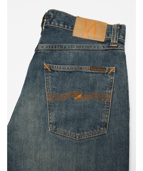 Nudie Jeans(ヌーディージーンズ)の「Nudie Jeans/ヌーディージーンズ Rad Rufus / ハイウエストレギュラーフィットジーンズ / Sand Tracks / レングス30(デニムパンツ・メンズ・ライトインディゴブルー・29/30/31/32/33/34)」の5枚目の写真