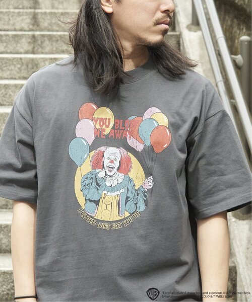 VENCEEXCHANGE(ヴァンスエクスチェンジ)の「USED風 IT イットプリントTシャツ 2(Tシャツ/カットソー・メンズ・ダークグレー/ブラック/オフホワイト/ホワイト・M/LL/L)」の12枚目の写真
