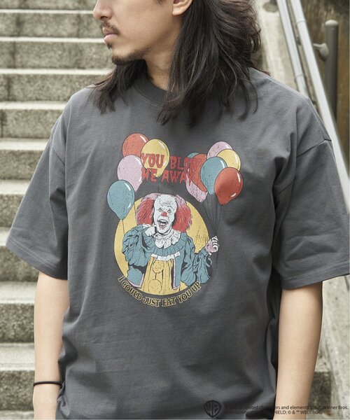 VENCEEXCHANGE(ヴァンスエクスチェンジ)の「USED風 IT イットプリントTシャツ 2(Tシャツ/カットソー・メンズ・ダークグレー/ブラック/オフホワイト/ホワイト・M/LL/L)」の4枚目の写真