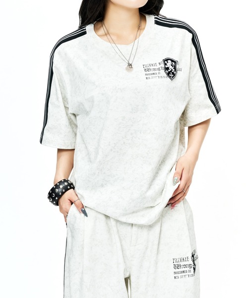 sedacle(セダクル)の「ダートユニフォームライクTEE(Tシャツ/カットソー・レディース・ブラック/ライトピンク/オフホワイト/チャコールグレー・X-SMALL/SMALL/MEDIUM/LARGE)」の14枚目の写真