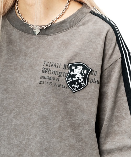 sedacle(セダクル)の「ダートユニフォームライクTEE(Tシャツ/カットソー・レディース・ブラック/ライトピンク/オフホワイト/チャコールグレー・X-SMALL/SMALL/MEDIUM/LARGE)」の12枚目の写真