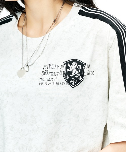 sedacle(セダクル)の「ダートユニフォームライクTEE(Tシャツ/カットソー・レディース・ブラック/ライトピンク/オフホワイト/チャコールグレー・X-SMALL/SMALL/MEDIUM/LARGE)」の10枚目の写真