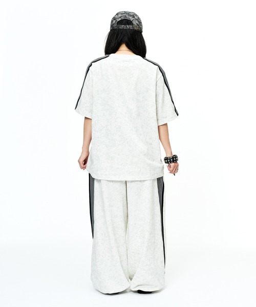 sedacle(セダクル)の「ダートユニフォームライクTEE(Tシャツ/カットソー・レディース・ブラック/ライトピンク/オフホワイト/チャコールグレー・X-SMALL/SMALL/MEDIUM/LARGE)」の20枚目の写真