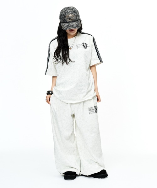 sedacle(セダクル)の「ダートユニフォームライクTEE(Tシャツ/カットソー・レディース・ブラック/ライトピンク/オフホワイト/チャコールグレー・X-SMALL/SMALL/MEDIUM/LARGE)」の18枚目の写真