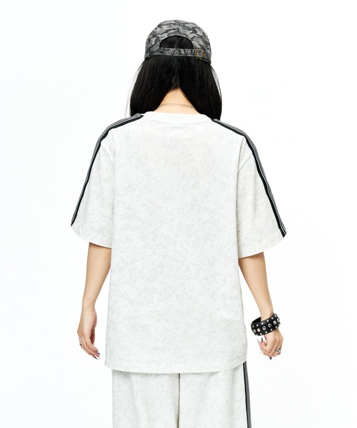 sedacle(セダクル)の「ダートユニフォームライクTEE(Tシャツ/カットソー・レディース・ブラック/ライトピンク/オフホワイト/チャコールグレー・X-SMALL/SMALL/MEDIUM/LARGE)」の16枚目の写真