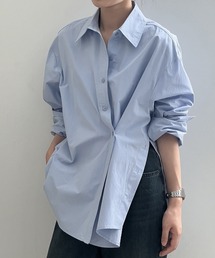 イレギュラースリット長袖シャツ