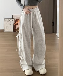 LAC-VERT（ラック・ヴェール）の「サイドギャザースウェットパンツ（スウェットパンツ）」