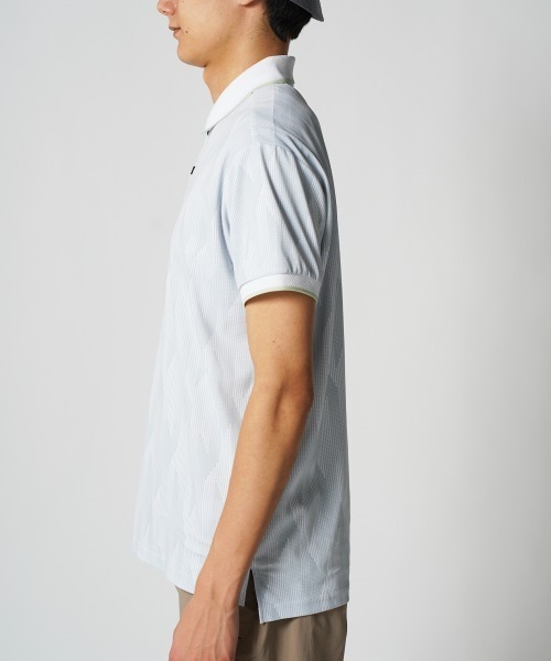 Kappa（カッパ）の「柄半袖ポロシャツ（ポロシャツ・メンズ・ブラック/グリーン/ホワイト・M/L/LL/3L）」の11枚目の写真