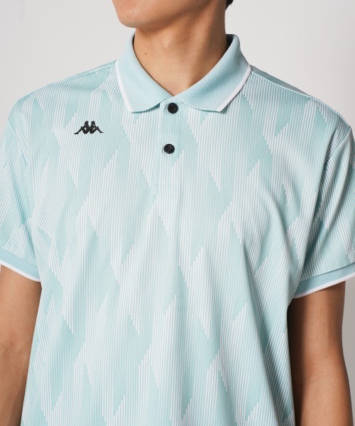 Kappa（カッパ）の「柄半袖ポロシャツ（ポロシャツ・メンズ・ブラック/グリーン/ホワイト・M/L/LL/3L）」の19枚目の写真