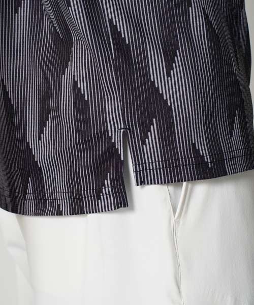 Kappa（カッパ）の「柄半袖ポロシャツ（ポロシャツ・メンズ・ブラック/グリーン/ホワイト・M/L/LL/3L）」の9枚目の写真
